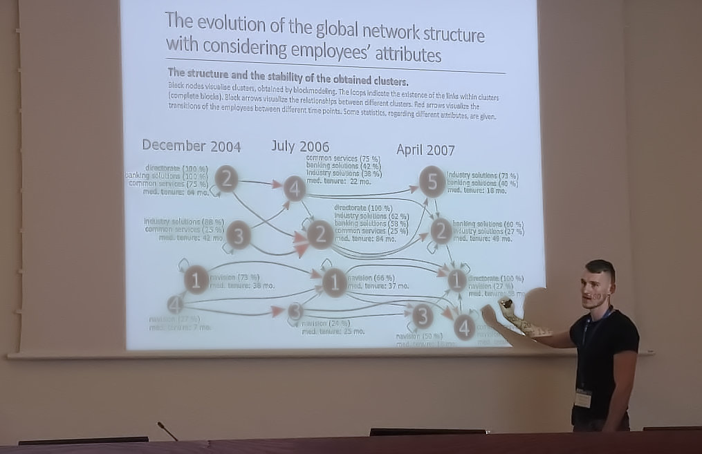 Presenting research on scientific collaboration in Spain
